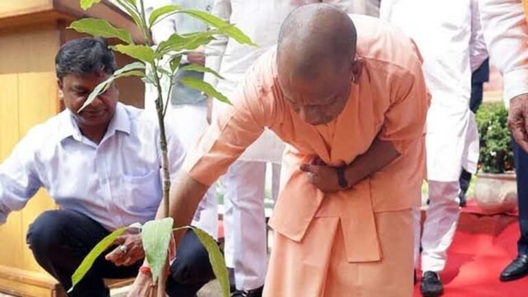 सीएम योगी बोले, प्रकृति बचाने को हर नागरिक लगाए एक पेड़ मां के नाम।