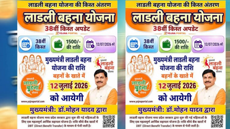 लाड़ली बहनों के लिए बड़ी खुशखबरी! 38वीं किस्त के ₹1500 कल होंगे ट्रांसफर, लाखों की कमाई का भी मौका