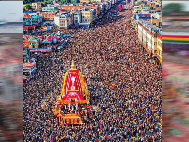 पुरी में आस्था का महासागर उमड़ा, बारिश भी नहीं रोक सकी श्रद्धालुओं का उत्साह; तीनों रथों के दर्शन को भारी भीड़