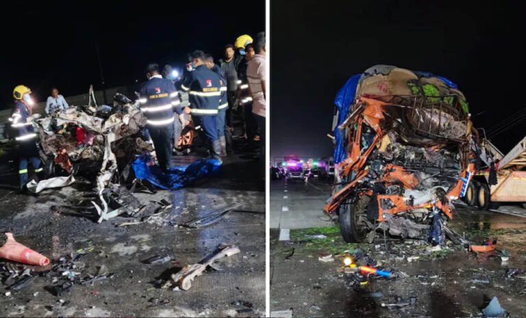 बेटी का एडमिशन कर लौटते समय मातम, समृद्धि हाईवे पर कार हादसे में एक ही परिवार के 6 लोगों की दर्दनाक मौत