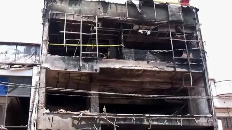 15 बच्चों की मौत वाली बिल्डिंग ध्वस्त करने पहुंचा एलडीए