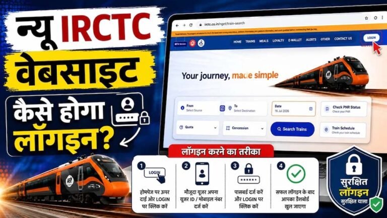 IRCTC की नई वेबसाइट लॉन्च, पुराने अकाउंट से ही कर सकेंगे टिकट बुकिंग