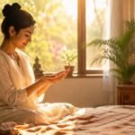 सुबह हथेलियाँ देखने की परंपरा: लक्ष्मी, सरस्वती और विष्णु का आशीर्वाद माना गया