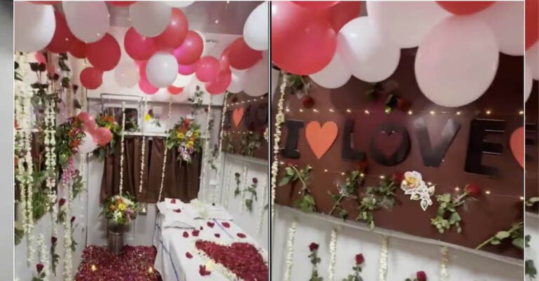 वायरल हुआ ट्रेन का ‘सुहागरात कोच’, 1AC की सजावट पर रेलवे सख्त, TC पर गिरी गाज