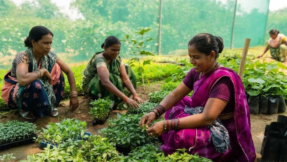 गुणवत्तापूर्ण पौधों से बढ़ रही आय और आत्मनिर्भरता
