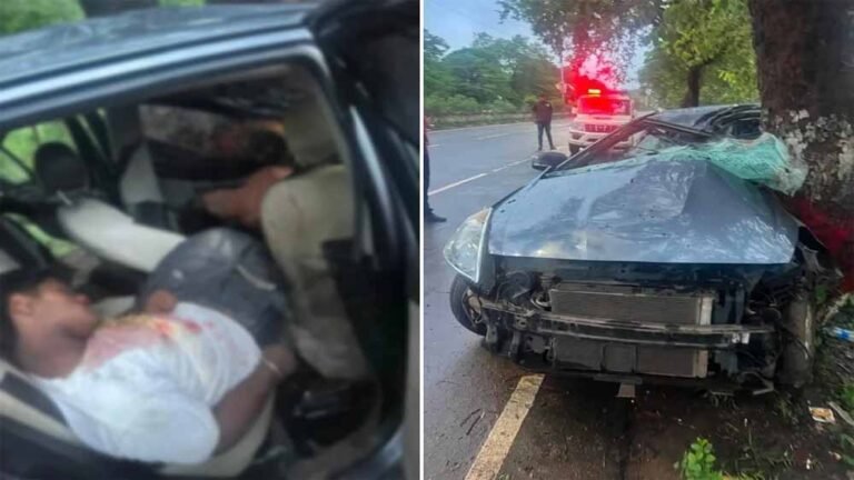 छत्तीसगढ़: अनियंत्रित कार पेड़ से जा भिड़ी, भीषण हादसे में दो युवकों ने गंवाई जान