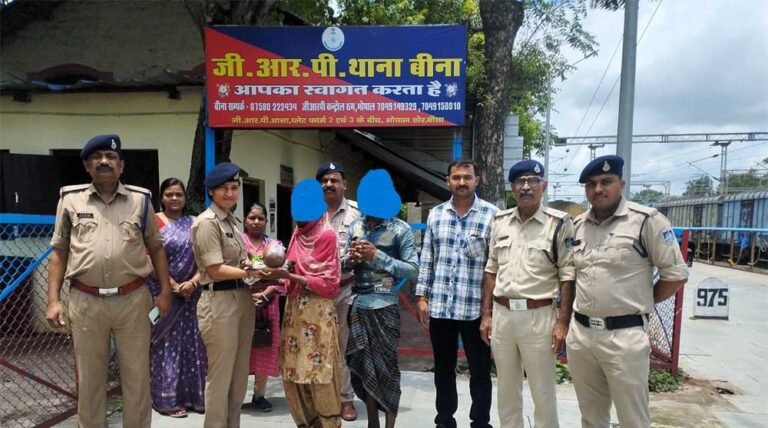 एक माह की परित्यक्त बच्चीको 11 दिन में परिजनों के सुपुर्द किया