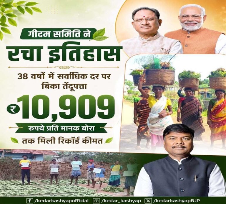 10 हजार 909 रुपये प्रति मानक बोरा तक मिली रिकॉर्ड द