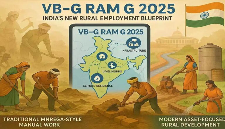 ग्रामीण रोजगार पर बड़ा असर! VB-G RAM G के पहले महीने में मनरेगा के मुकाबले 50% कम रोजगार