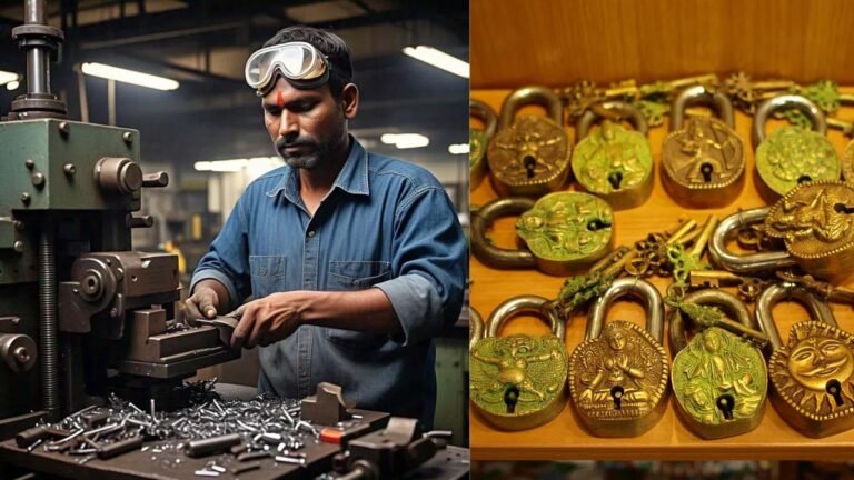 Aligarh Lock City: 150 साल पुराना ताला उद्योग, 30 ग्राम से 400 किलो तक के ताले होते हैं तैयार
