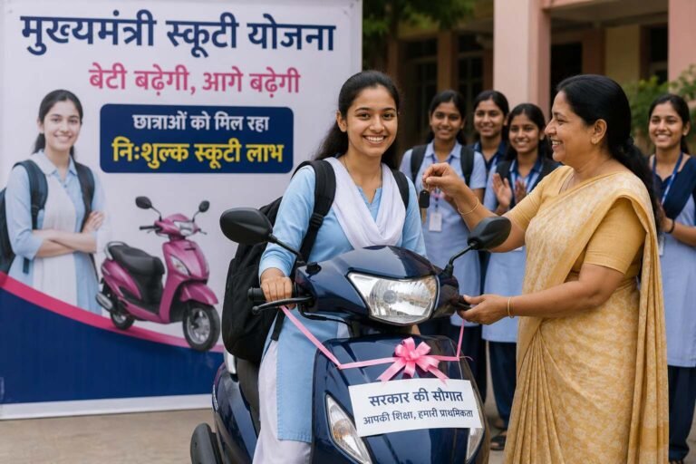 योगी सरकार की स्कूटी योजना में बड़ा फैसला, कम छात्राओं वाले कोर्स में भी मिलेगी एक स्कूटी