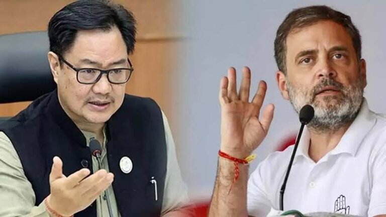 महिला आरक्षण पर बढ़ा सियासी घमासान, राहुल गांधी के सवालों पर रिजिजू ने दिया जवाब