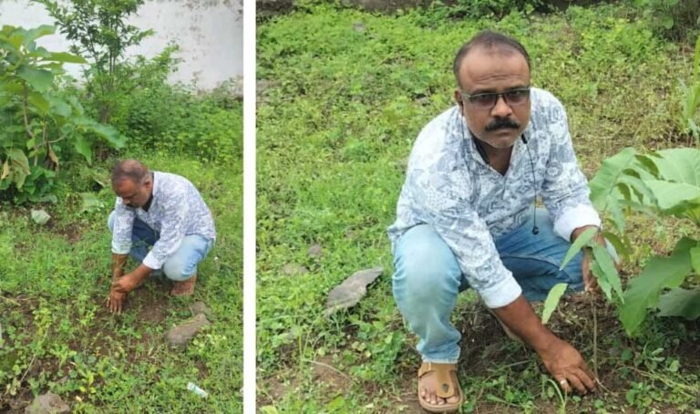 अनवर खान ने लगाए अशाेक ,नीम का पौधे