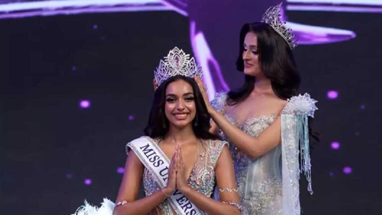 केरल की बेटी बनीं Miss Universe India 2026, ताज पहनते ही भावुक हुईं केजिया लिज मेजो