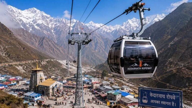 उत्तराखंड में रोपवे नेटवर्क की बड़ी तैयारी! केदारनाथ-मसूरी समेत 8 प्रोजेक्ट से बदलेगा सफर
