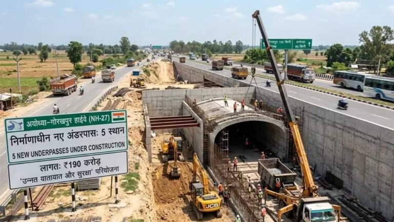 अयोध्या नगर बायपास प्रोजेक्ट में बड़ा काम, 18 व्हीकल अंडरपास और रेल ओवरब्रिज से आसान होगा सफर