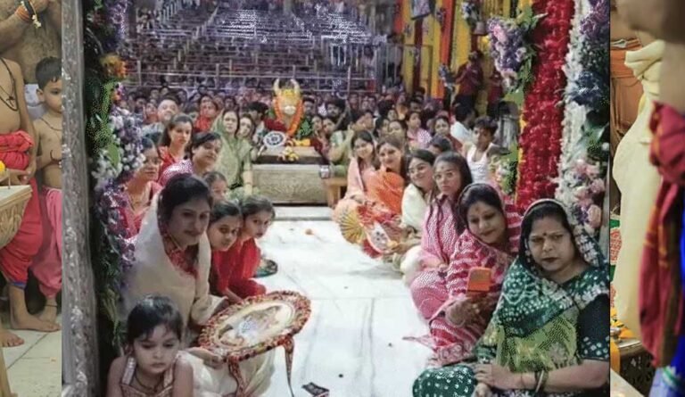 महाकाल को अर्पित हुई 2 फीट की राखी! पुजारी परिवार की महिलाओं ने भस्म आरती में निभाई परंपरा