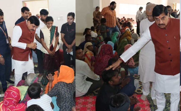 चित्रकूट में मंदाकिनी का कहर, CM मोहन यादव ने किया हवाई सर्वे; प्रभावितों से मिलकर बांटी राहत सामग्री