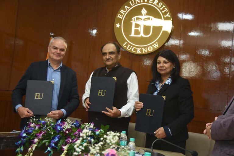 एरा यूनिवर्सिटी का अंतरराष्टï्रीय संस्थानों से करार शिक्षा, रिसर्च और नवाचार को मिलेगा बढ़ावा