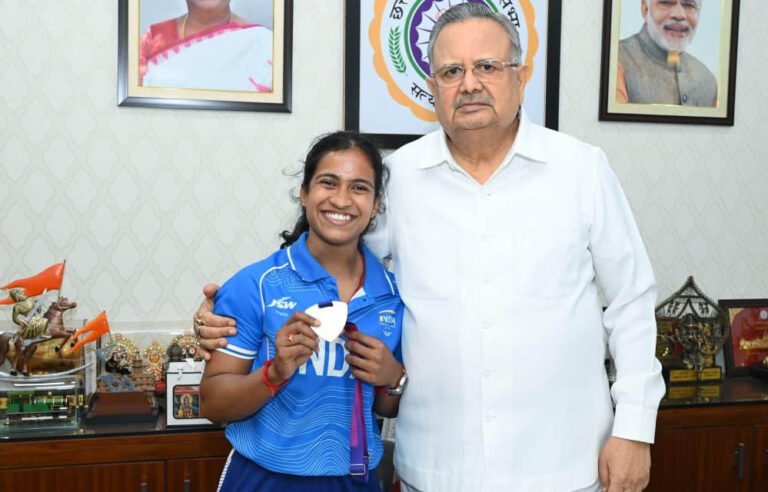 राजनांदगांव की बेटी ज्ञानेश्वरी यादव ने कॉमनवेल्थ गेम्स 2026 में जीता रजत पदक, डॉ. रमन सिंह ने दी बधाई
