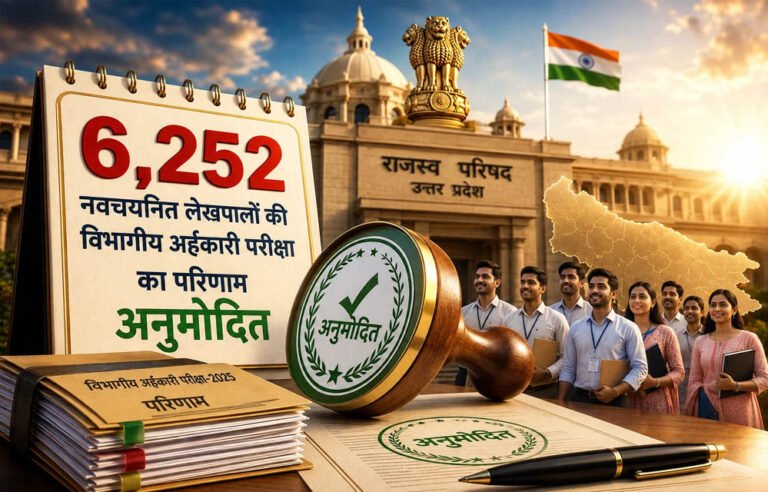 बड़ी खबर! 6,252 नवचयनित लेखपालों की विभागीय परीक्षा का रिजल्ट मंजूर