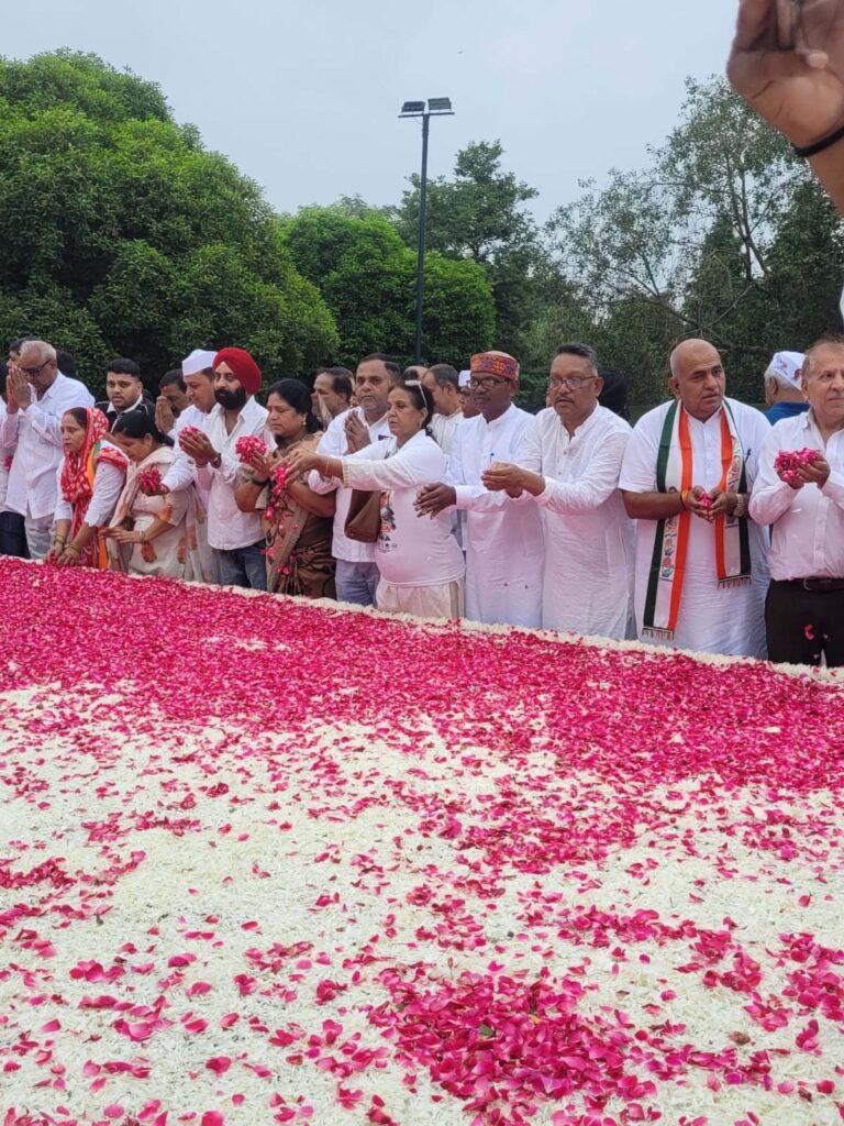 राष्ट्रीय अधिवेशन में एमसीबी का गौरव बढ़ाया, शरण सिंह ने राजीव गांधी को दी श्रद्धांजलि