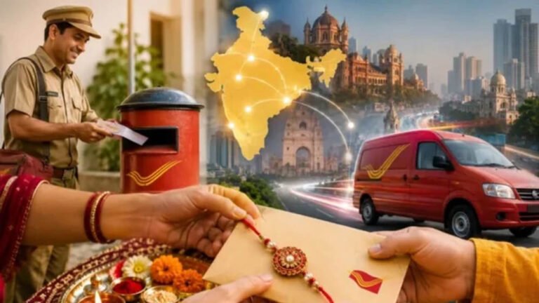 डाक विभाग का रक्षाबंधन गिफ्ट: बहनों के लिए स्पेशल राखी लिफाफे और किट तैयार, सुरक्षित और समय पर पहुंचेगी राखी