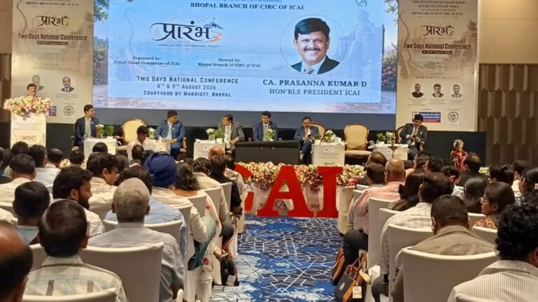 भोपाल में कर कानूनों में बदलाव पर राष्ट्रीय मंथन, 600 से अधिक CA हुए शामिल