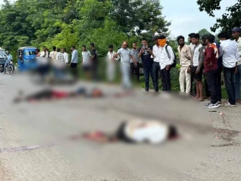 तेज रफ्तार ट्रक का कहर! बिलासपुर में तीन बाइक सवारों की गई जान, चालक फरार