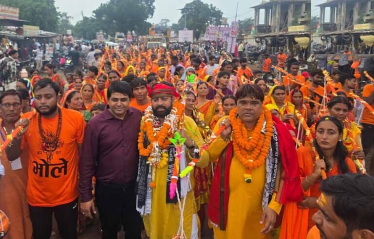 हर-हर महादेव के जयकारों से गूंजा रायपुर, विशाल कांवड़ यात्रा में उमड़ा आस्था का सैलाब