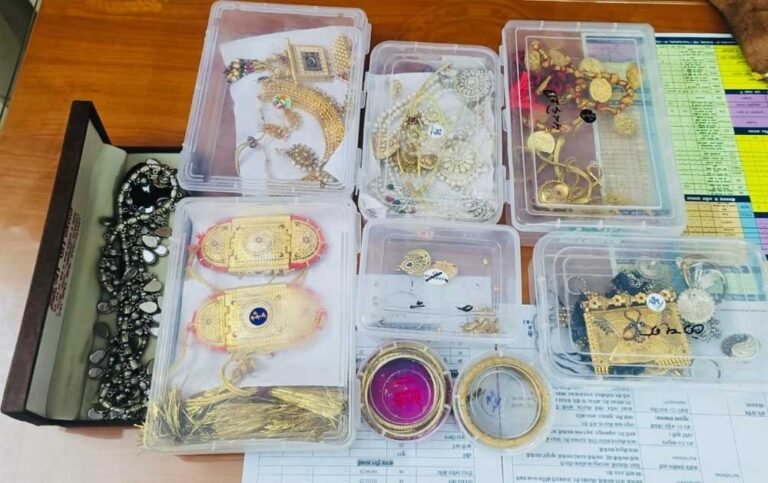 विगत 15दिनों में लगभग 2करोड़ 46 लाख रूपएसे अधिक चोरी गई संपत्ति एवं वारदात में प्रयुक्त वाहन और अन्य सामग्री जब्त