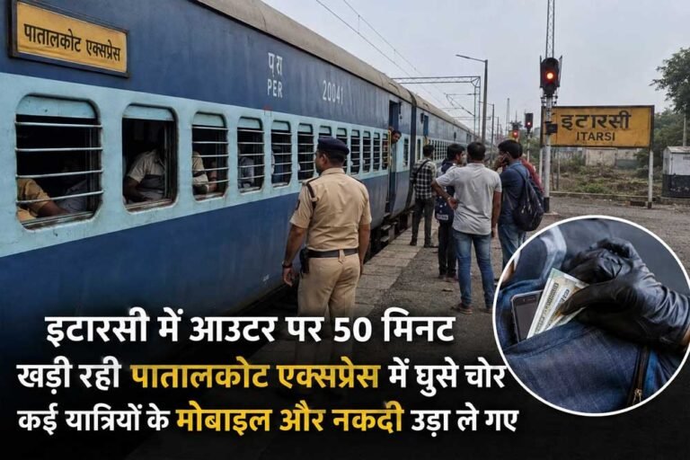 पातालकोट एक्सप्रेस में चोरों का आतंक, यात्रियों के मोबाइल और नकदी लेकर फरार