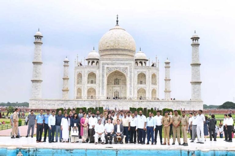 गलगोटियास यूनिवर्सिटी में यामानाशी के 200 सदस्यीय प्रतिनिधिमंडल का भव्य स्वागत