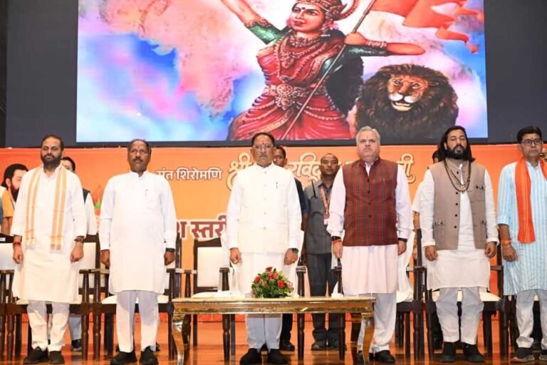 संत रविदास की 650वीं जयंती वर्ष पर आयोजित कलश वंदन महाअभियान में शामिल हुए मुख्यमंत्री  साय