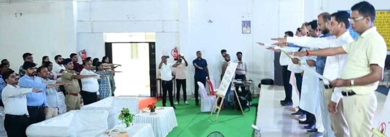 डोंगरिया में हजारों युवाओं ने लिया नशामुक्त भारत का संकल्प, विधायक  प्रणव कुमार मरपची ने किया राष्ट्र निर्माण में सक्रिय भागीदारी का आह्वान