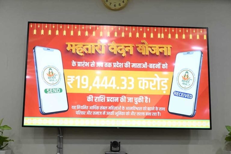 मुख्यमंत्री  विष्णु देव साय ने 67.20 लाख माताओं और बहनों के खातों में डीबीटी के माध्यम से अंतरित किए 630.55 करोड़ रुपये
