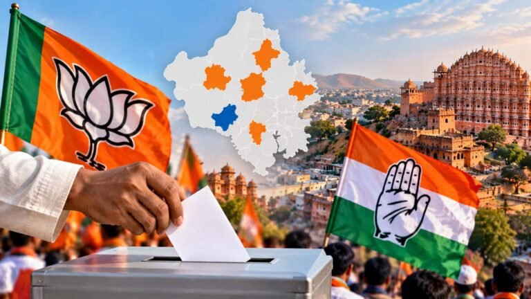 राजस्थान में निकाय चुनाव के नतीजे जारी, 7 में से 6 मेयर पद BJP के नाम