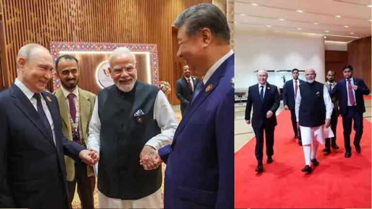 BRICS Summit में दिखी खास बॉन्डिंग, PM मोदी के साथ पुतिन-जिनपिंग की तस्वीर ने खींचा ध्यान