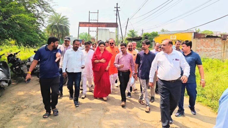 अवधपुरी में सड़कों का निरीक्षण, गड्ढे तुरंत भरने के निर्देश