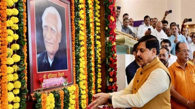 मुख्यमंत्री डॉ. यादव बोले- श्रीनिवास तिवारी के विधानसभा संचालन के प्रसंग आज भी प्रेरणादायी