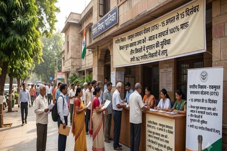 योगी सरकार की OTS योजना से शहरी करदाताओं को राहत, 31.06 करोड़ की ब्याज माफी