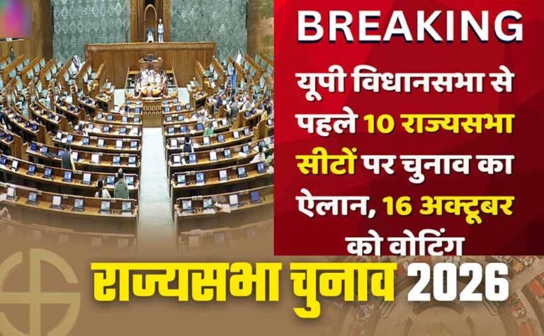 UP की 10 राज्यसभा सीटों पर चुनाव तय, 8 BJP सांसद होंगे रिटायर