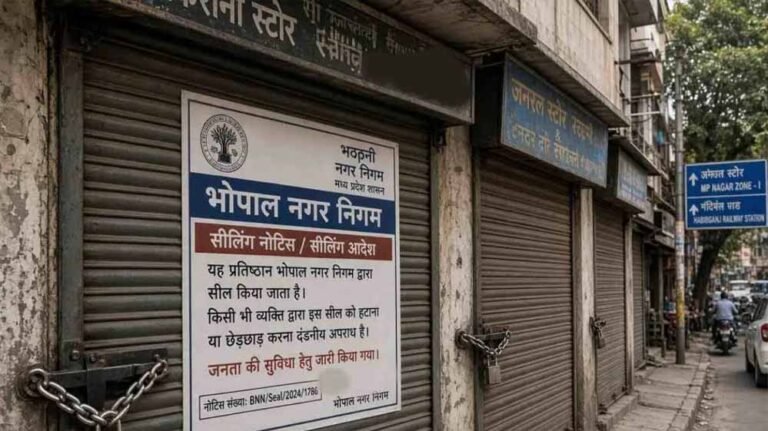 भोपाल में दुकानों पर बड़ा एक्शन, गलियों में कारोबार पर लगेगी रोक; पार्किंग भी जरूरी