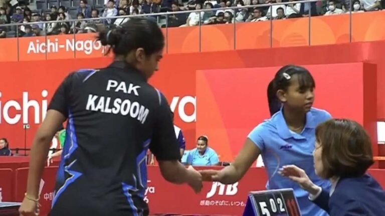 टेबल टेनिस में भारत का दबदबा, पाकिस्तान का 3-0 से क्लीन स्वीप