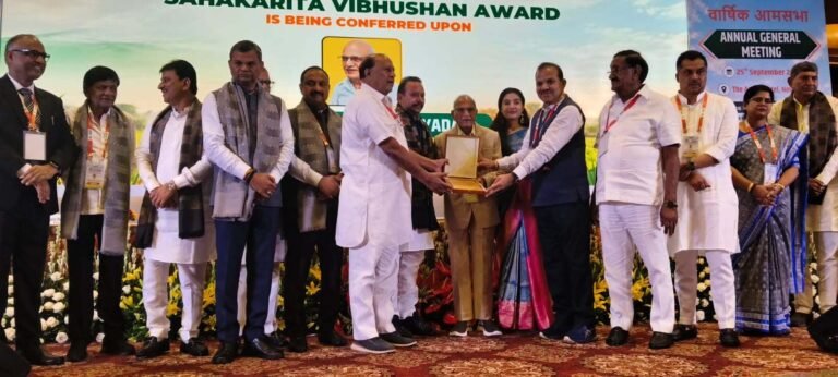 पूर्व मंत्री भगवान सिंह यादव को मिला ‘सहकारिता विभूषण’ राष्ट्रीय पुरस्कार, नई दिल्ली में सम्मान