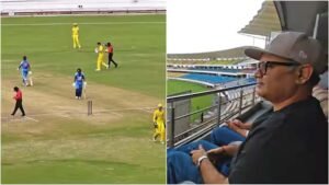 ऑस्ट्रेलिया के खिलाफ आर्यवीर सहवाग का तूफानी अंदाज, 9 चौकों से बनाए 47 रन