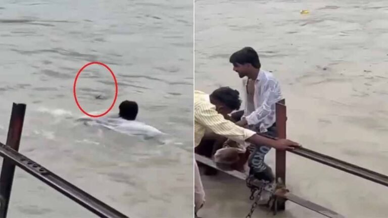छत्तीसगढ़ में बड़ा हादसा टला! ओवरफ्लो पुल पर बहने लगी बस, पुलिस ने 70 यात्रियों को बचाया