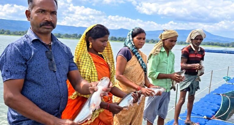 प्रधानमंत्री मत्स्य संपदा योजना से मल्हनिया जलाशय में बदली मछुआरों की जिंदगी