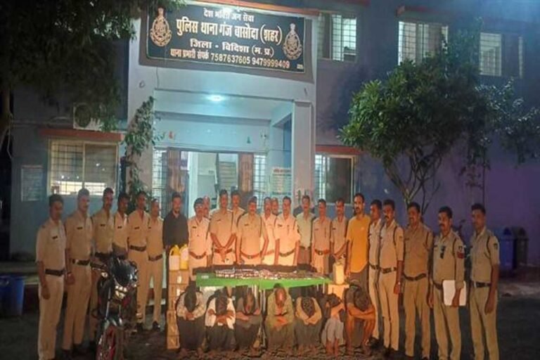 मध्यप्रदेश पुलिस की नशे के विरुद्ध प्रभावी कार्रवाई