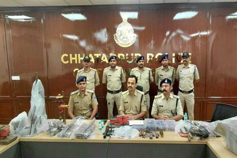 मध्यप्रदेश पुलिस की अवैध हथियारों के मामले में बड़ी कार्रवाई